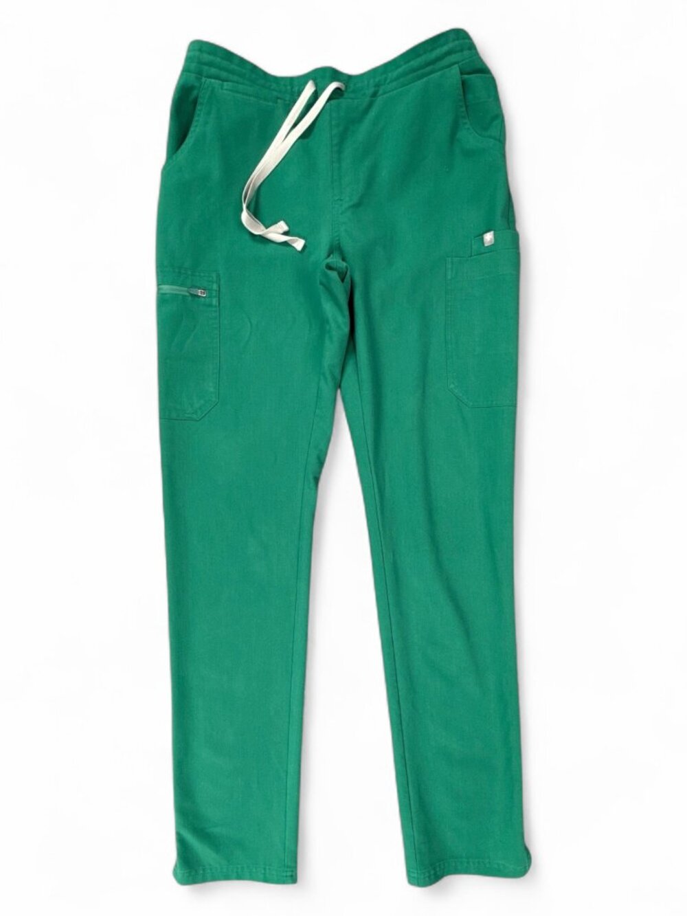 FIGS Womens Scrub Pants Small Tall PO#1551 Green Technical Slim Fit TW2000T
